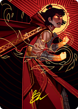 Infuriate Art Card (Gold-Stamped Signature) [Strixhaven: School of Mages Art Series] | Local Legends
