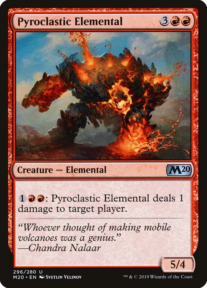 Pyroclastic Elemental [Core Set 2020] | Local Legends
