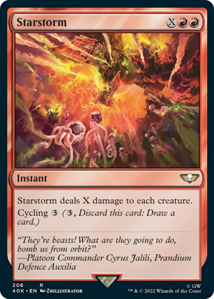 Starstorm (Surge Foil) [Universes Beyond: Warhammer 40,000] | Local Legends