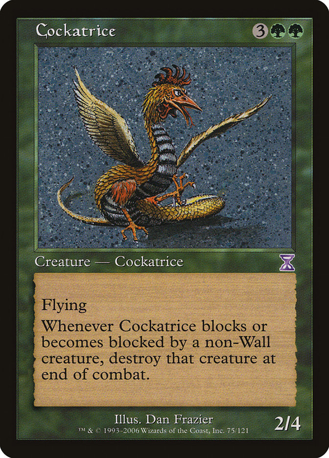 Cockatrice [Time Spiral Timeshifted] | Golgari Games