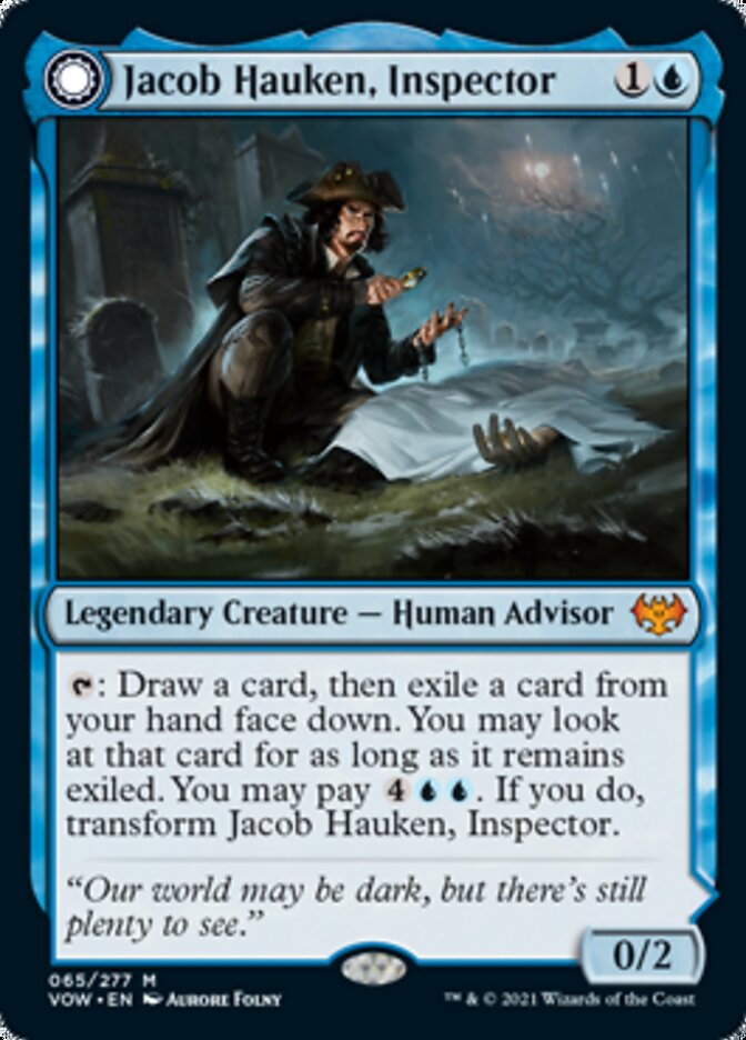 Jacob Hauken, Inspector // Hauken's Insight [Innistrad: Crimson Vow] | Golgari Games