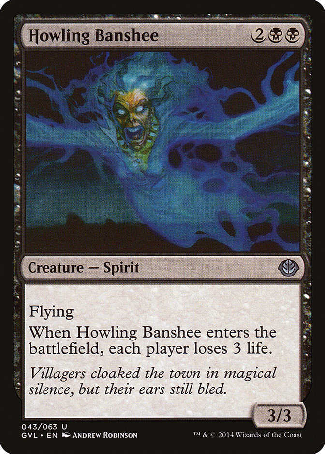 Howling Banshee (Garruk vs. Liliana) [Duel Decks Anthology] | Golgari Games