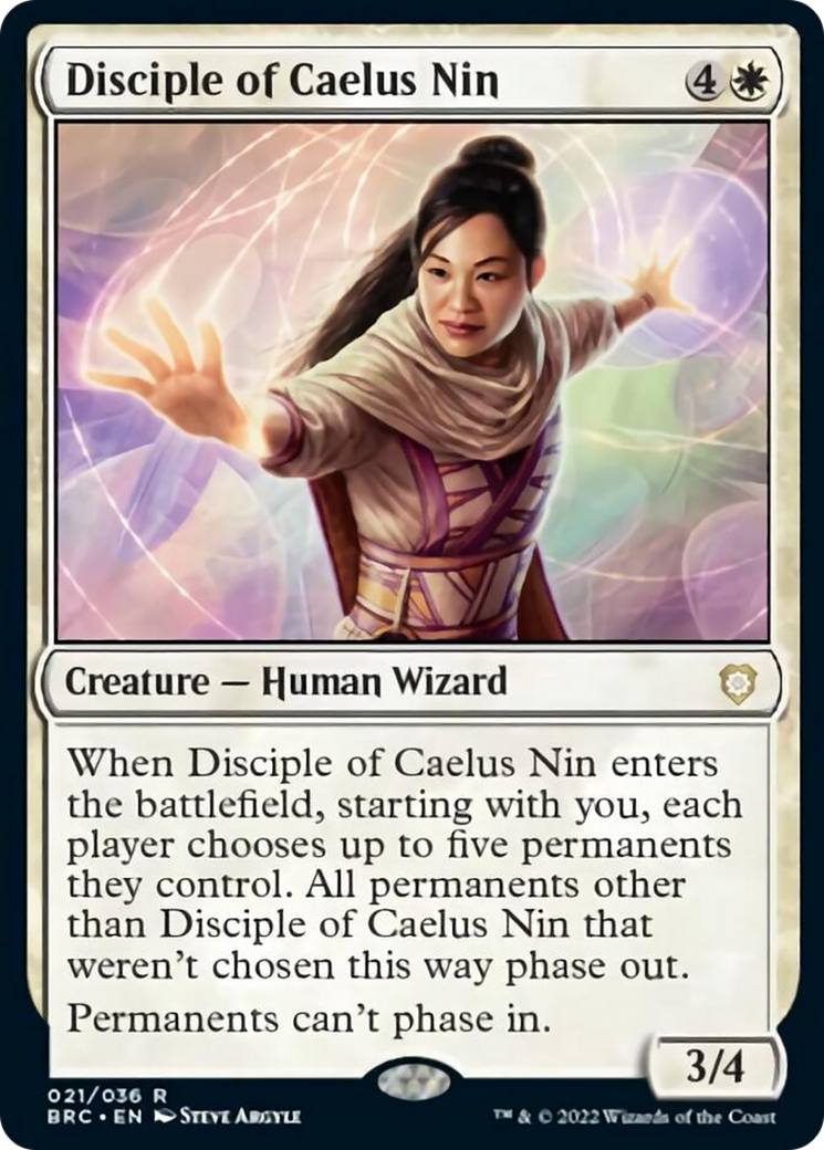 Disciple of Caelus Nin [The Brothers' War Commander] | Golgari Games