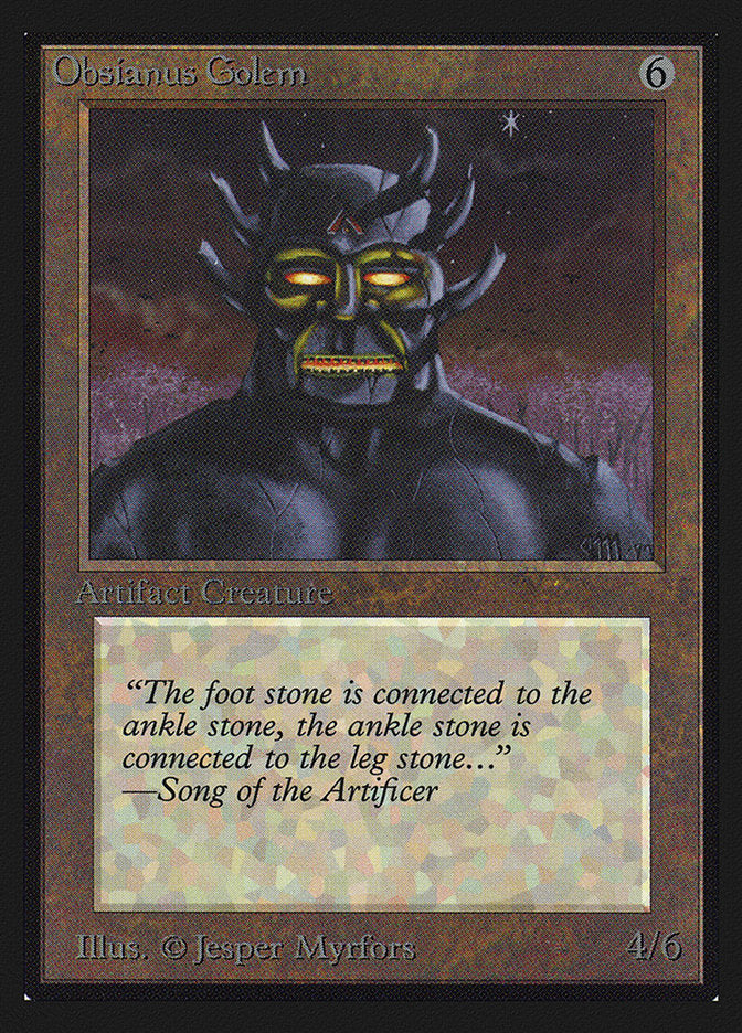 Obsianus Golem [International Collectors' Edition] | Local Legends