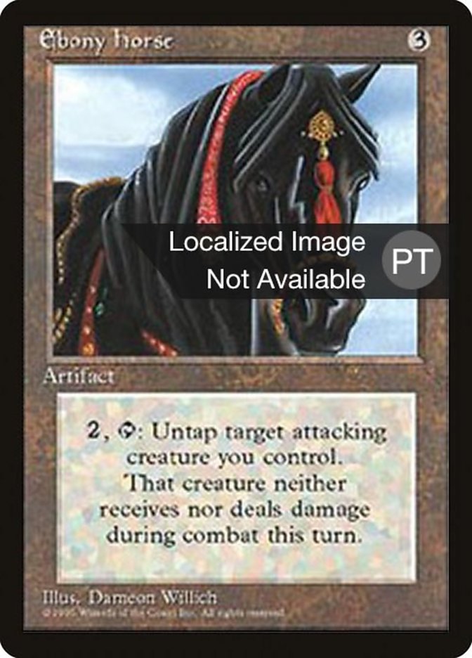 Ebony Horse [Fourth Edition (Foreign Black Border)] | Local Legends