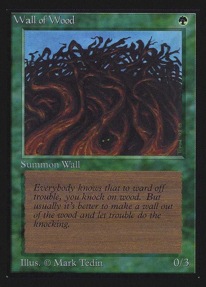 Wall of Wood [Collectors' Edition] | Golgari Games