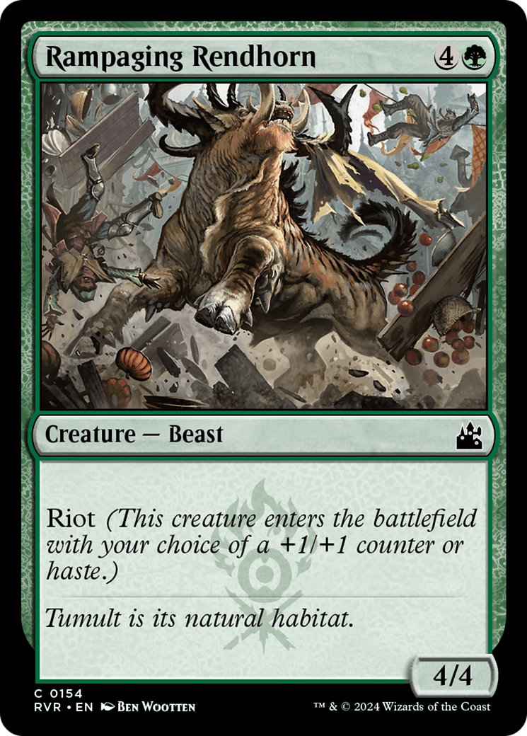 Rampaging Rendhorn [Ravnica Remastered] | Local Legends