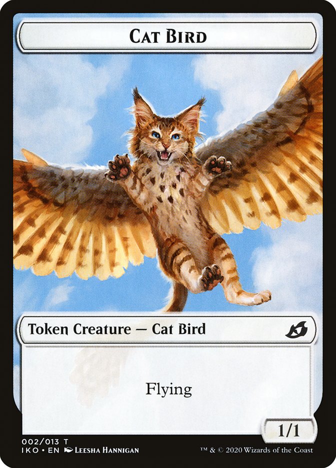 Cat Bird Token [Ikoria: Lair of Behemoths Tokens] | Golgari Games