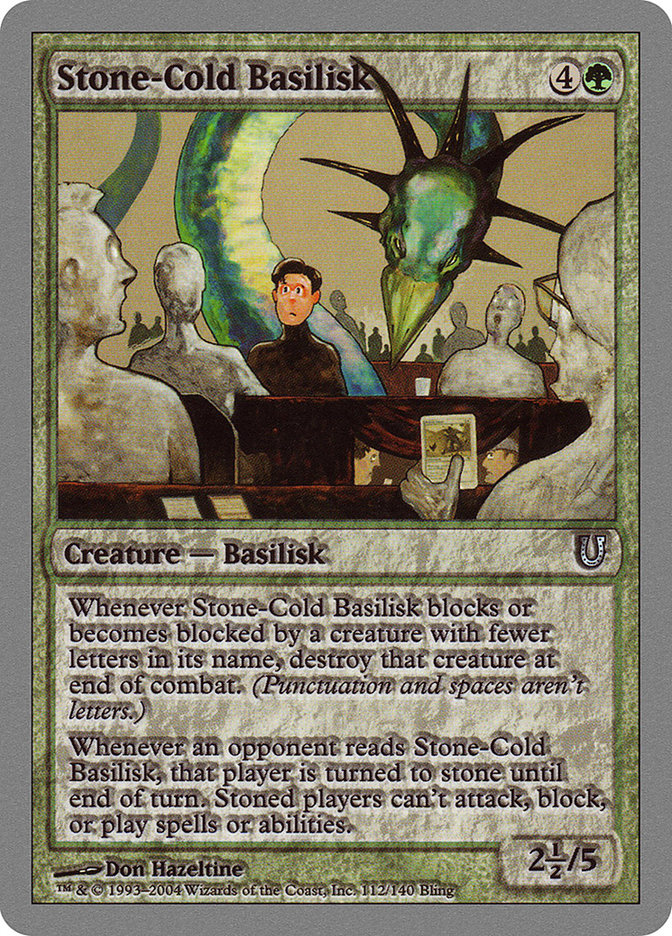 Stone-Cold Basilisk [Unhinged] | Local Legends