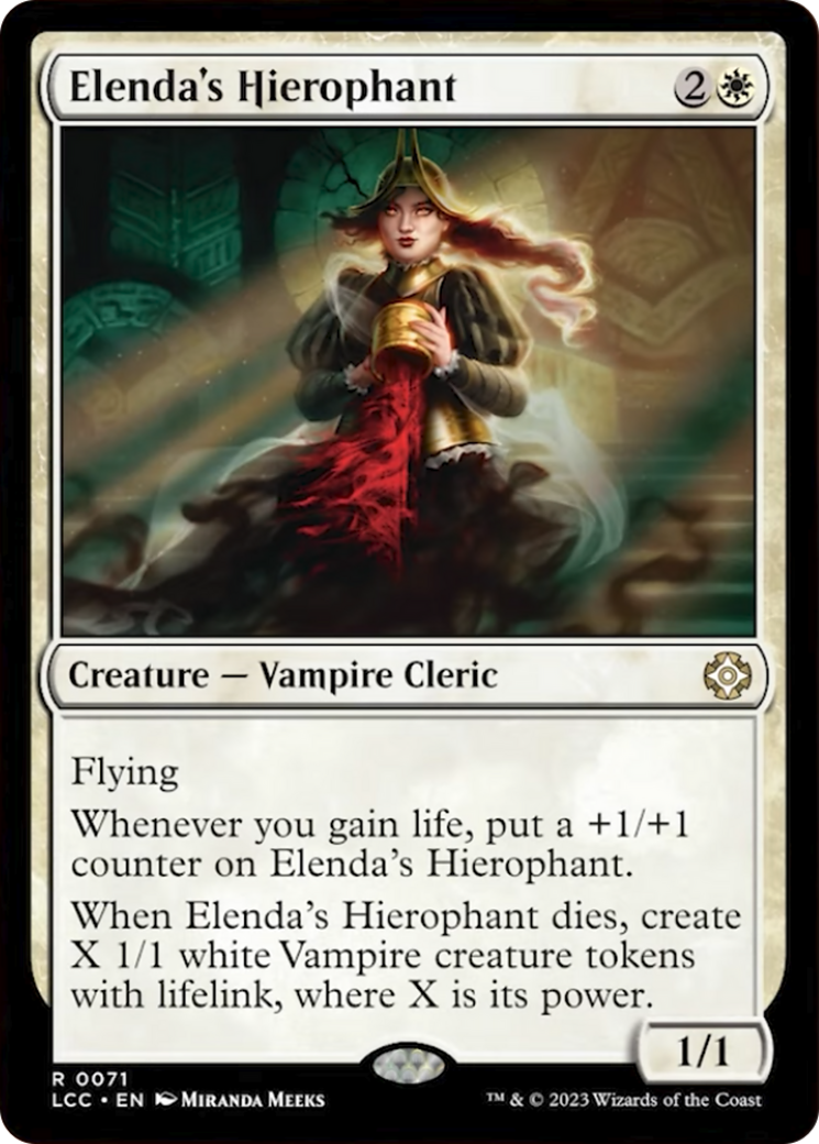 Elenda's Hierophant [The Lost Caverns of Ixalan Commander] | Local Legends