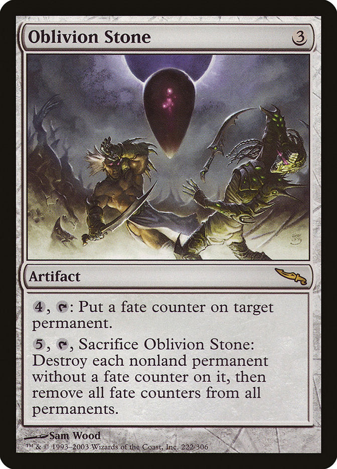 Oblivion Stone [Mirrodin] | Local Legends