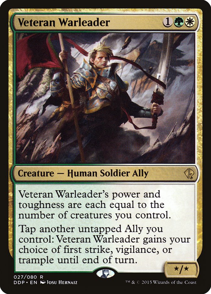 Veteran Warleader [Duel Decks: Zendikar vs. Eldrazi] | Local Legends