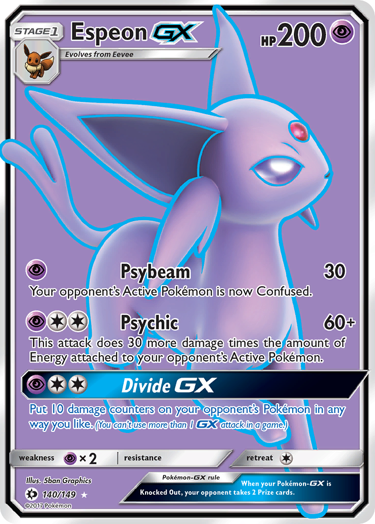 Espeon GX (140/149) [Sun & Moon: Base Set] | Golgari Games