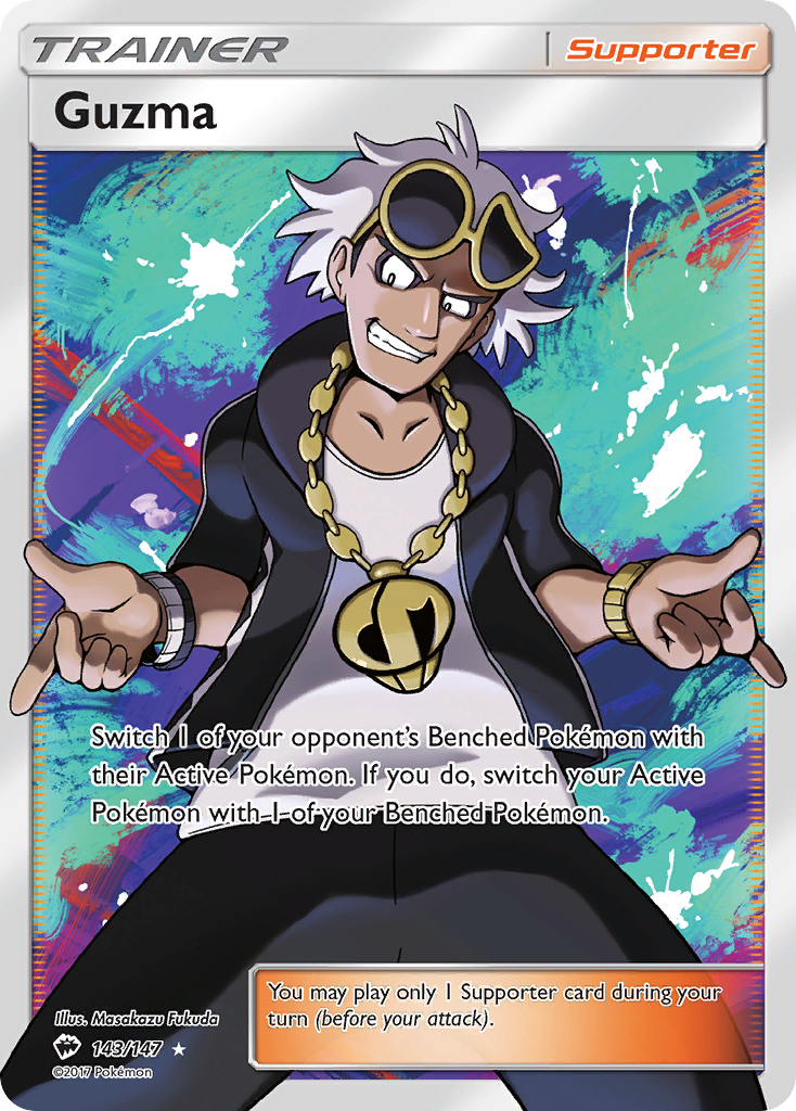 Guzma (143/147) [Sun & Moon: Burning Shadows] | Golgari Games