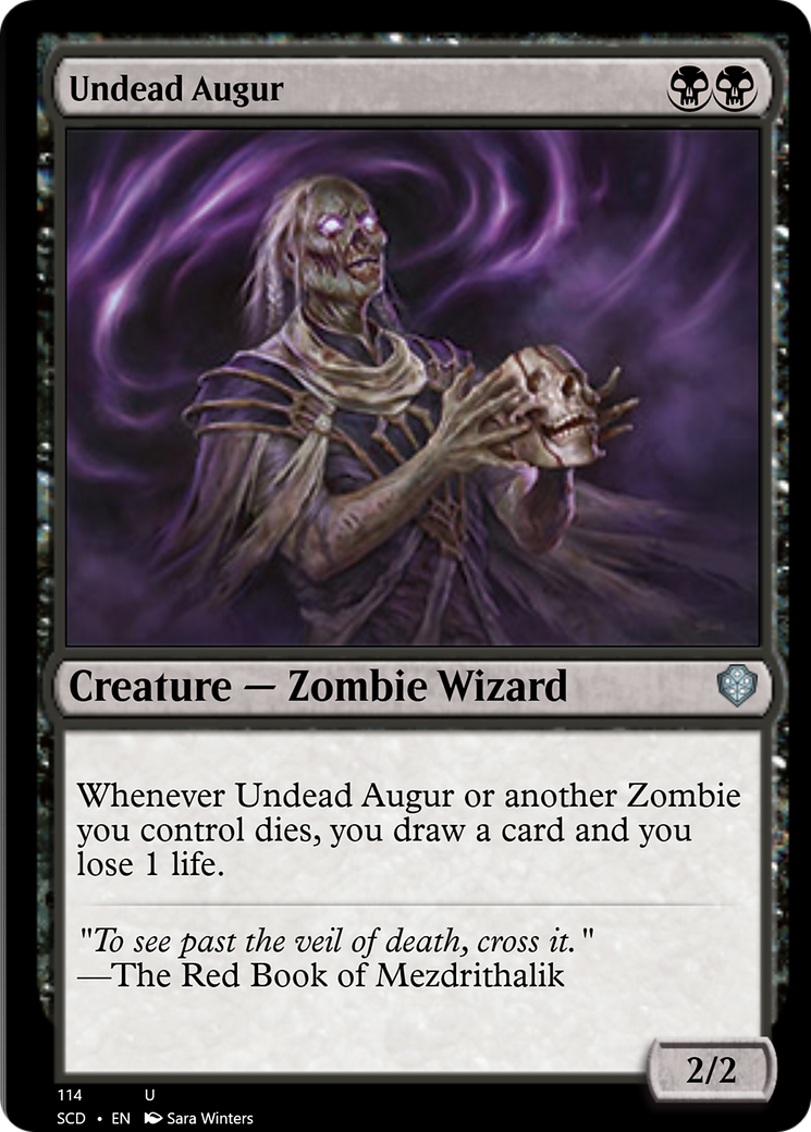 Undead Augur [Starter Commander Decks] | Golgari Games