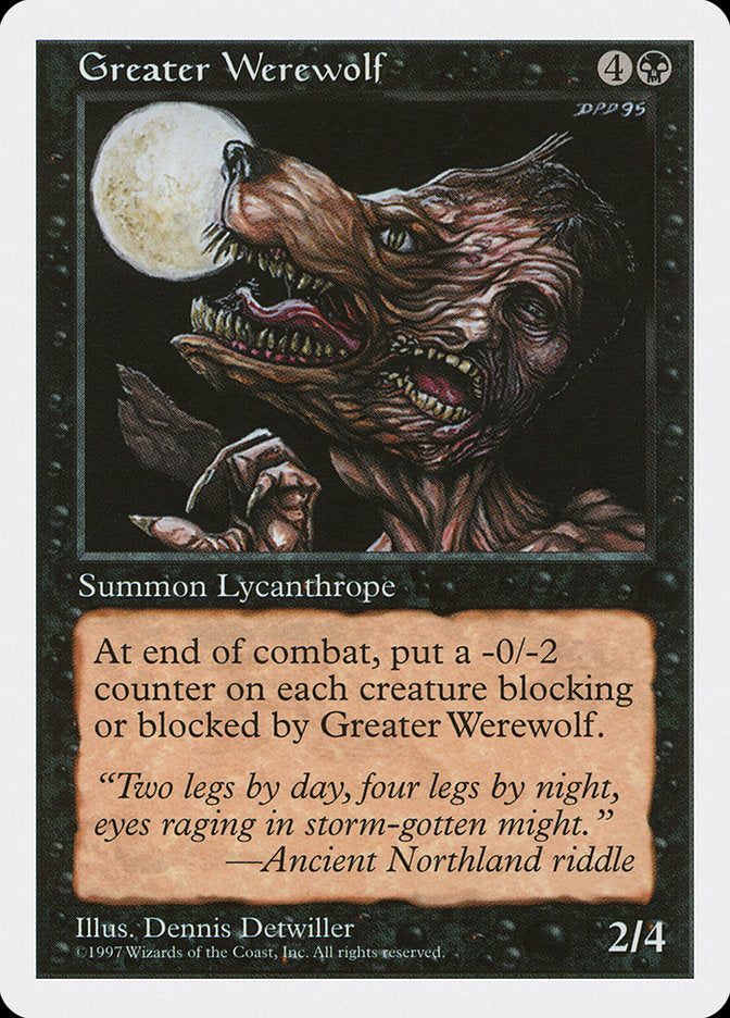 Greater Werewolf [Fifth Edition] | Local Legends