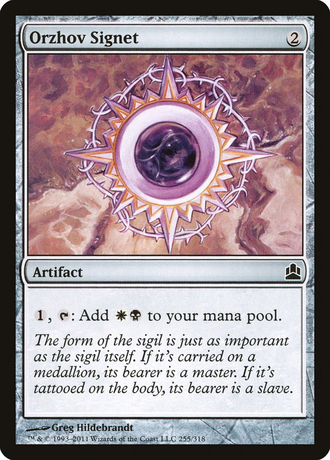 Orzhov Signet [Commander 2011] | Local Legends