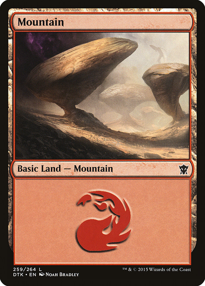 Mountain (259) [Dragons of Tarkir] | Local Legends
