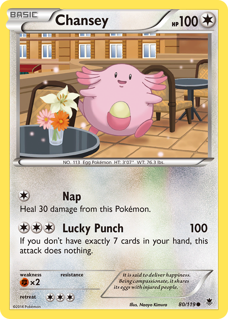 Chansey (80/119) [XY: Phantom Forces] | Golgari Games