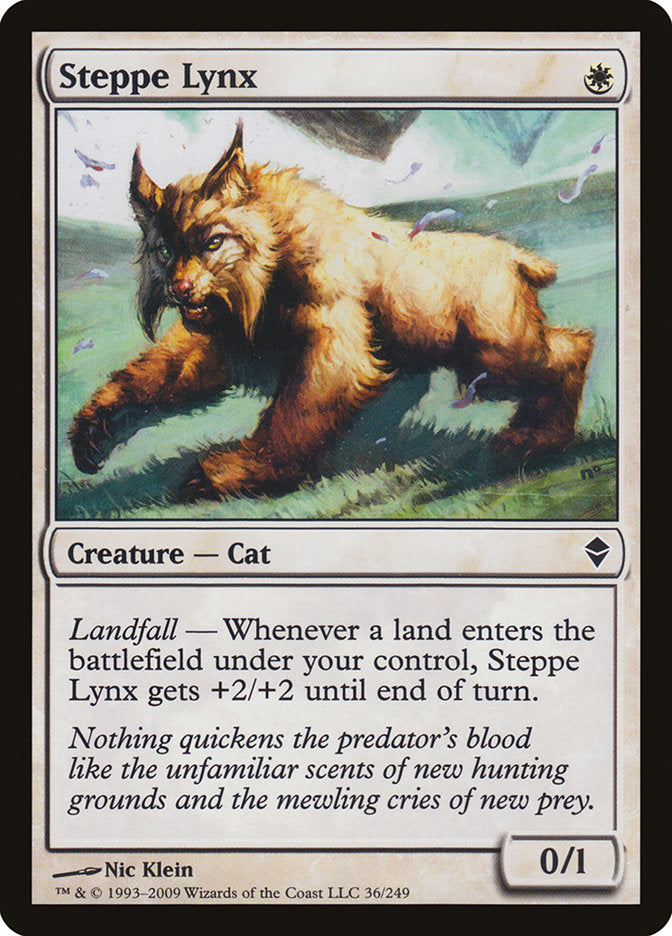 Steppe Lynx [Zendikar] | Golgari Games