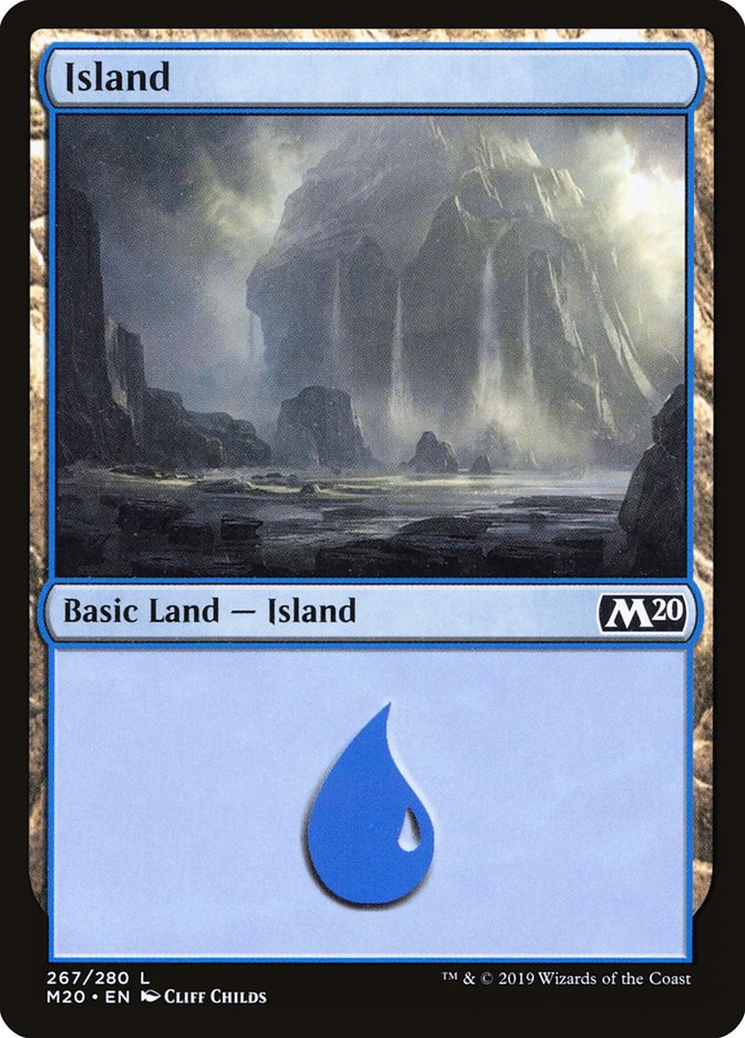 Island (267) [Core Set 2020] | Golgari Games