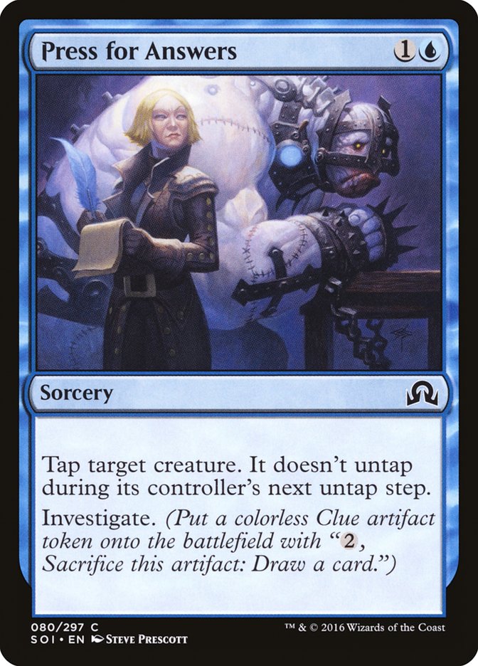 Press for Answers [Shadows over Innistrad] | Local Legends