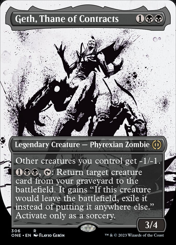 Geth, Thane of Contracts (Borderless Ichor) [Phyrexia: All Will Be One] | Golgari Games