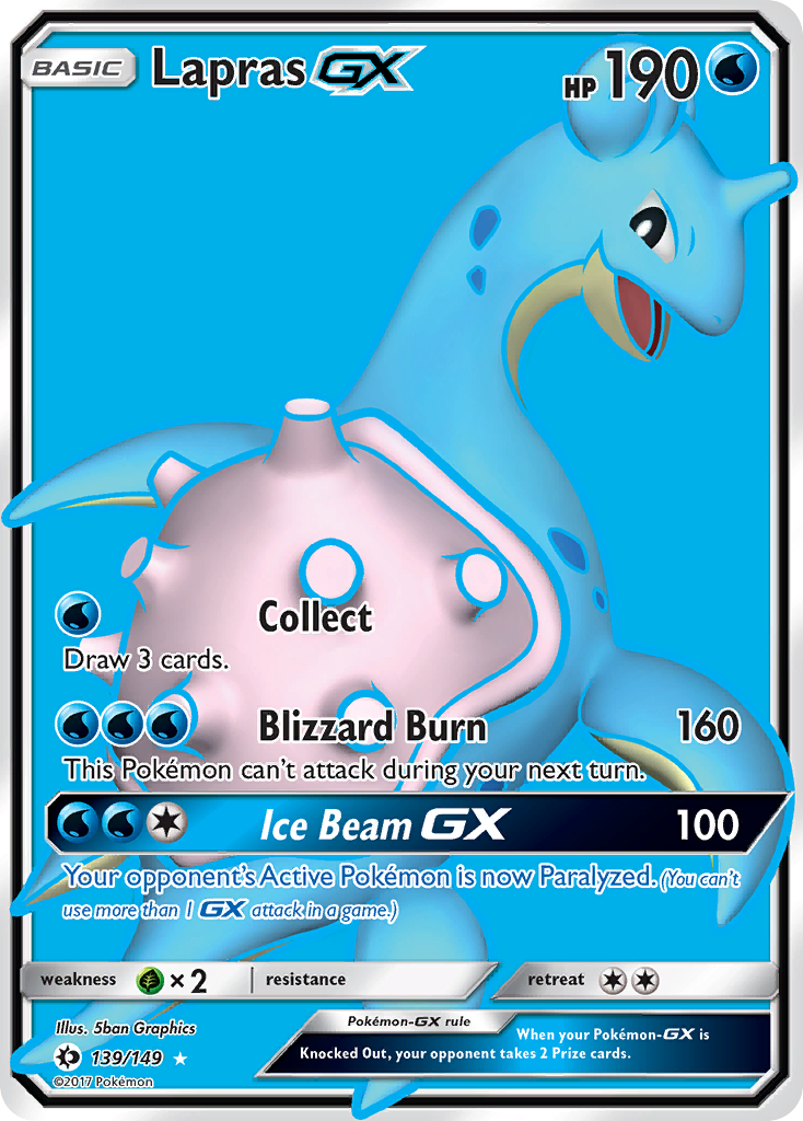 Lapras GX (139/149) [Sun & Moon: Base Set] | Golgari Games