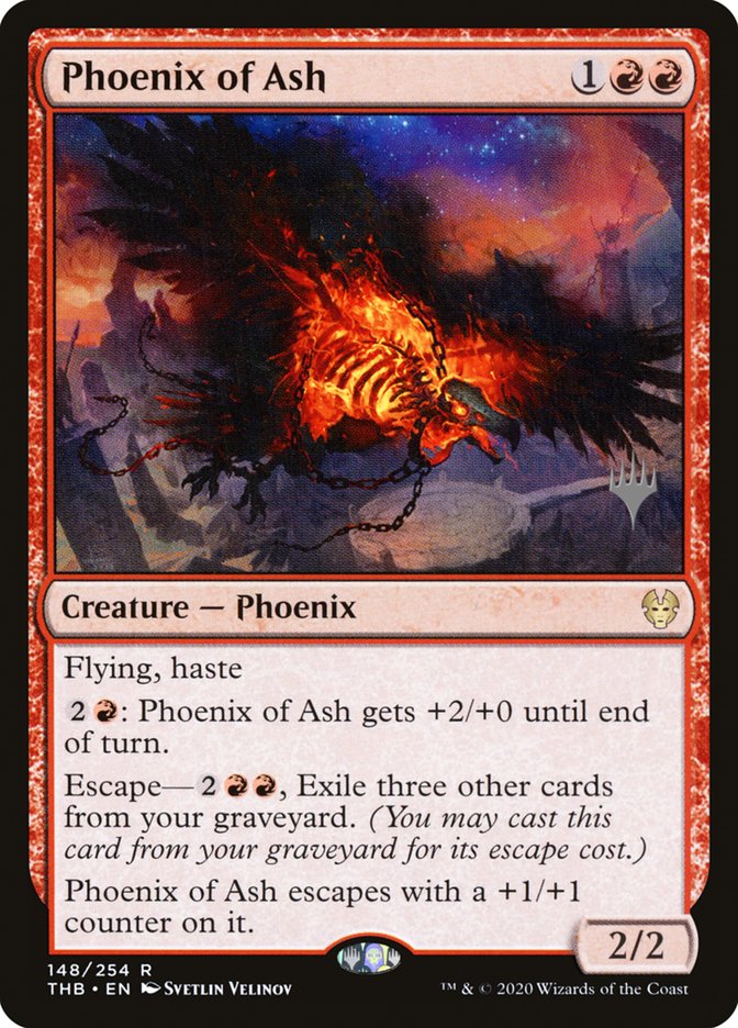 Phoenix of Ash (Promo Pack) [Theros Beyond Death Promos] | Golgari Games