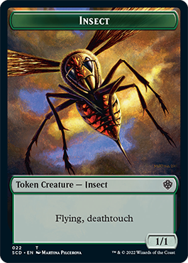 Insect // Cat Beast Double-Sided Token [Starter Commander Decks] | Local Legends