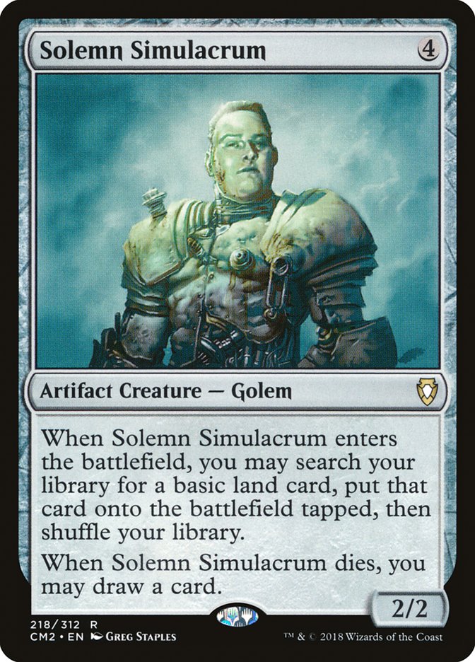 Solemn Simulacrum (218/312) [Commander Anthology Volume II] | Golgari Games