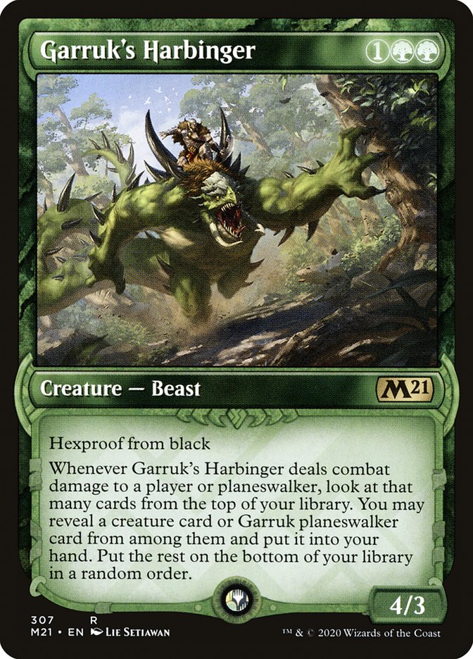 Garruk's Harbinger (Showcase) [Core Set 2021] | Local Legends