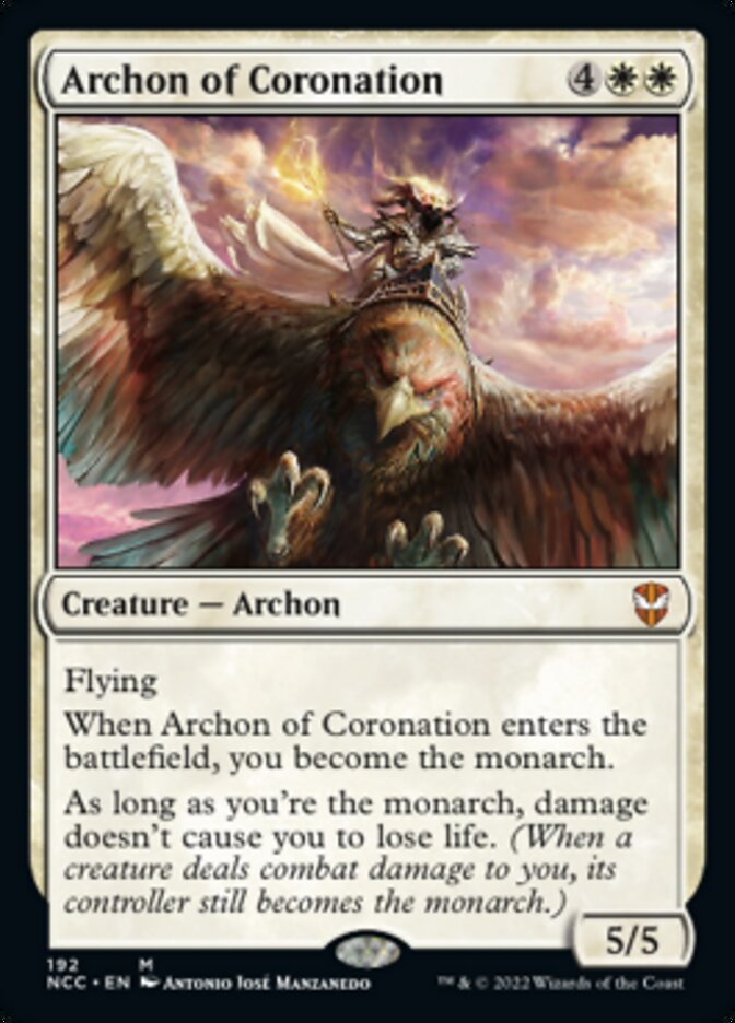 Archon of Coronation [Streets of New Capenna Commander] | Golgari Games