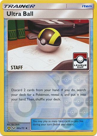 Ultra Ball (68a/73) (League Promo Staff) [Sun & Moon: Shining Legends] | Golgari Games