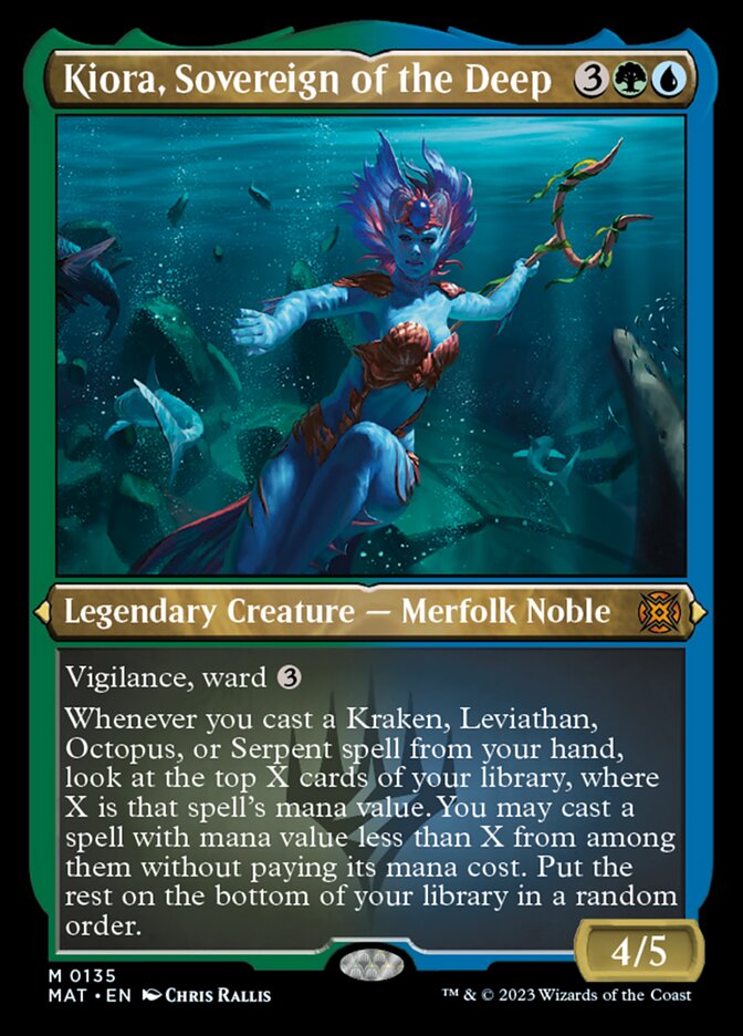 Kiora, Sovereign of the Deep (Foil Etched) [March of the Machine: The Aftermath] | Local Legends