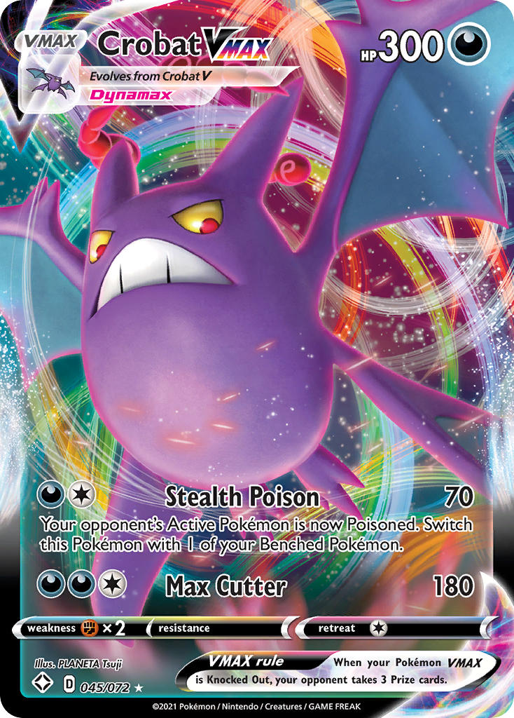 Crobat VMAX (045/072) [Sword & Shield: Shining Fates] | Golgari Games