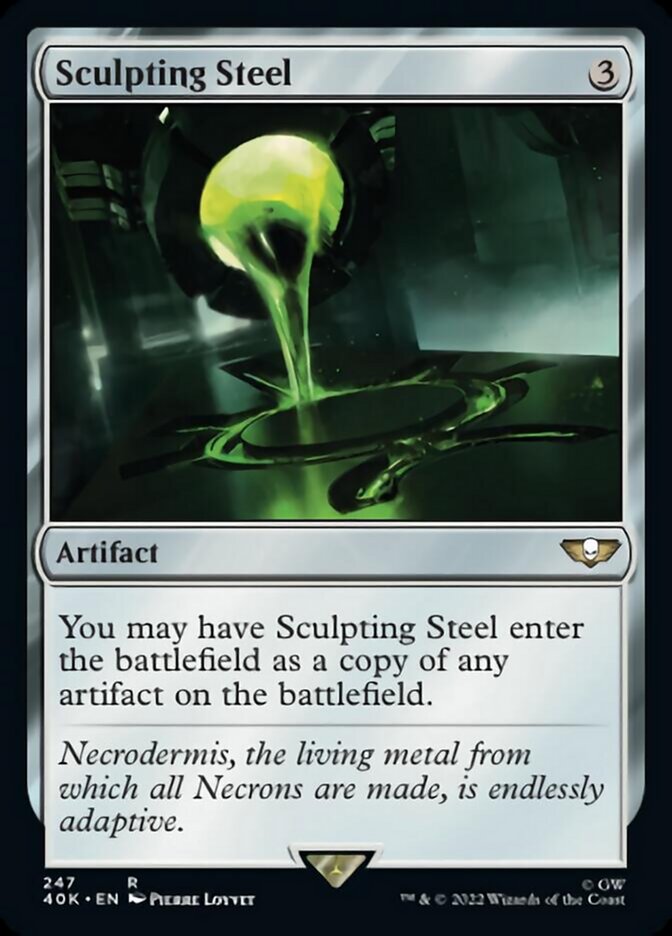 Sculpting Steel [Universes Beyond: Warhammer 40,000] | Golgari Games