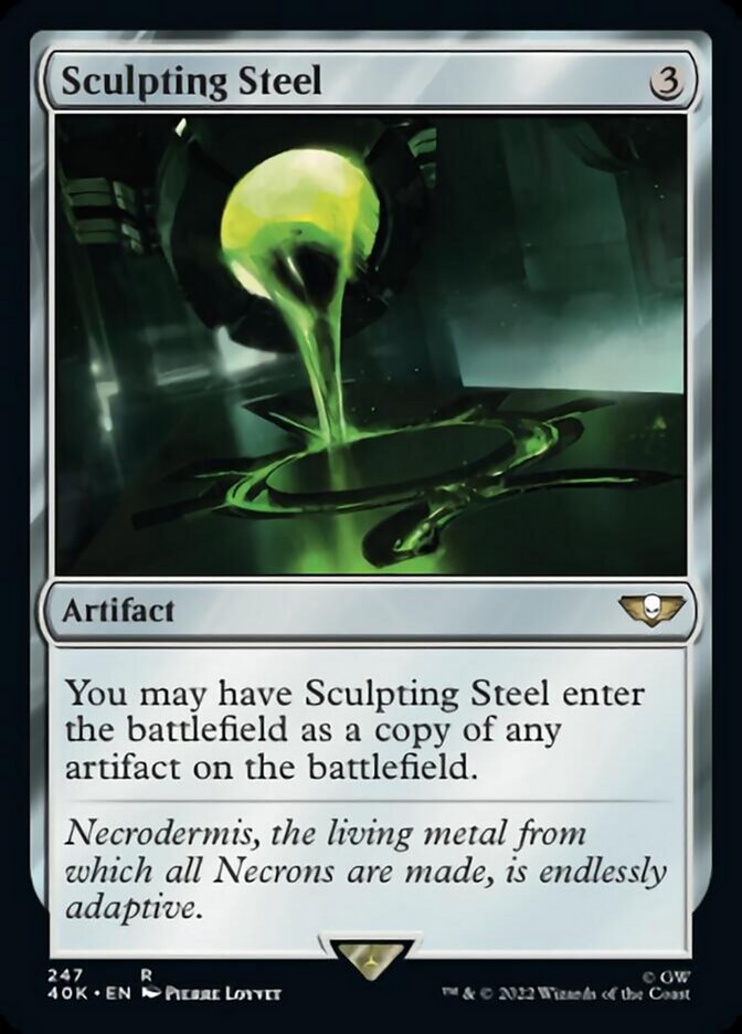 Sculpting Steel (Surge Foil) [Universes Beyond: Warhammer 40,000] | Local Legends