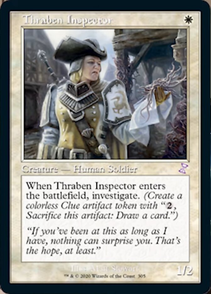 Thraben Inspector (Timeshifted) [Time Spiral Remastered] | Golgari Games