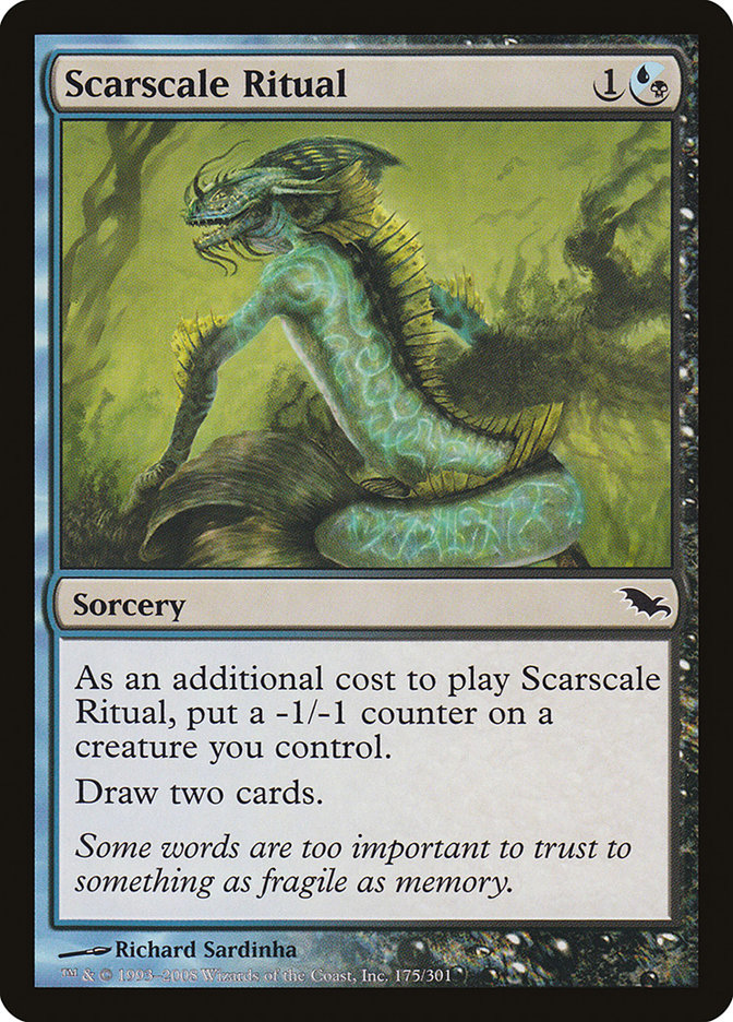 Scarscale Ritual [Shadowmoor] | Golgari Games