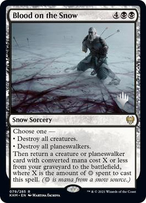 Blood on the Snow (Promo Pack) [Kaldheim Promos] | Golgari Games