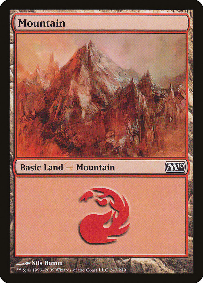 Mountain (243) [Magic 2010] | Golgari Games