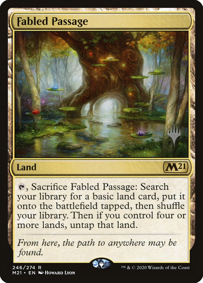 Fabled Passage (Promo Pack) [Core Set 2021 Promos] | Golgari Games