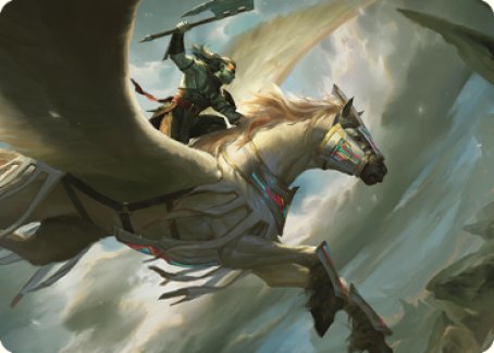 Cleaving Skyrider Art Card [Dominaria United Art Series] | Local Legends