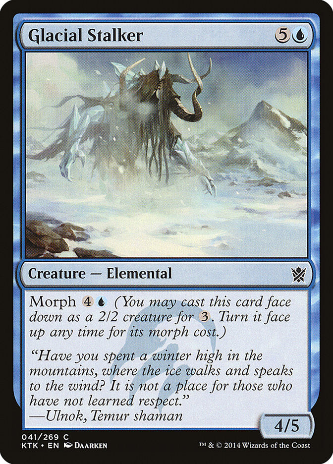 Glacial Stalker [Khans of Tarkir] | Local Legends
