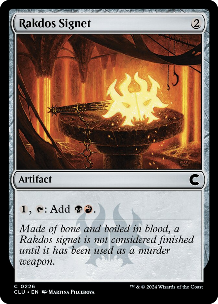 Rakdos Signet [Ravnica: Clue Edition] | Local Legends