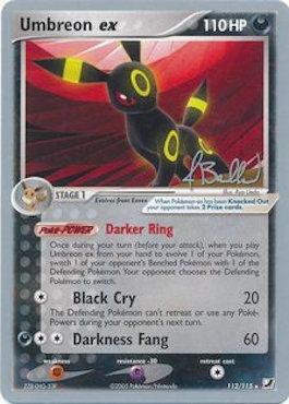 Umbreon ex (112/115) (Eeveelutions - Jimmy Ballard) [World Championships 2006] | Golgari Games