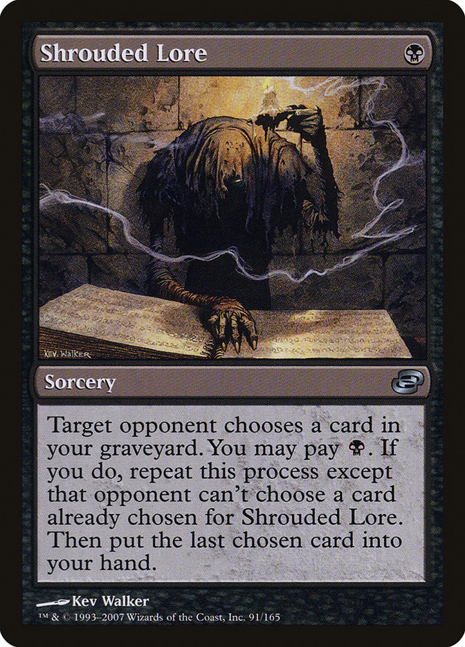 Shrouded Lore [Planar Chaos] | Golgari Games