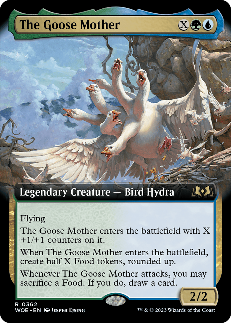 The Goose Mother (Extended Art) [Wilds of Eldraine] | Golgari Games