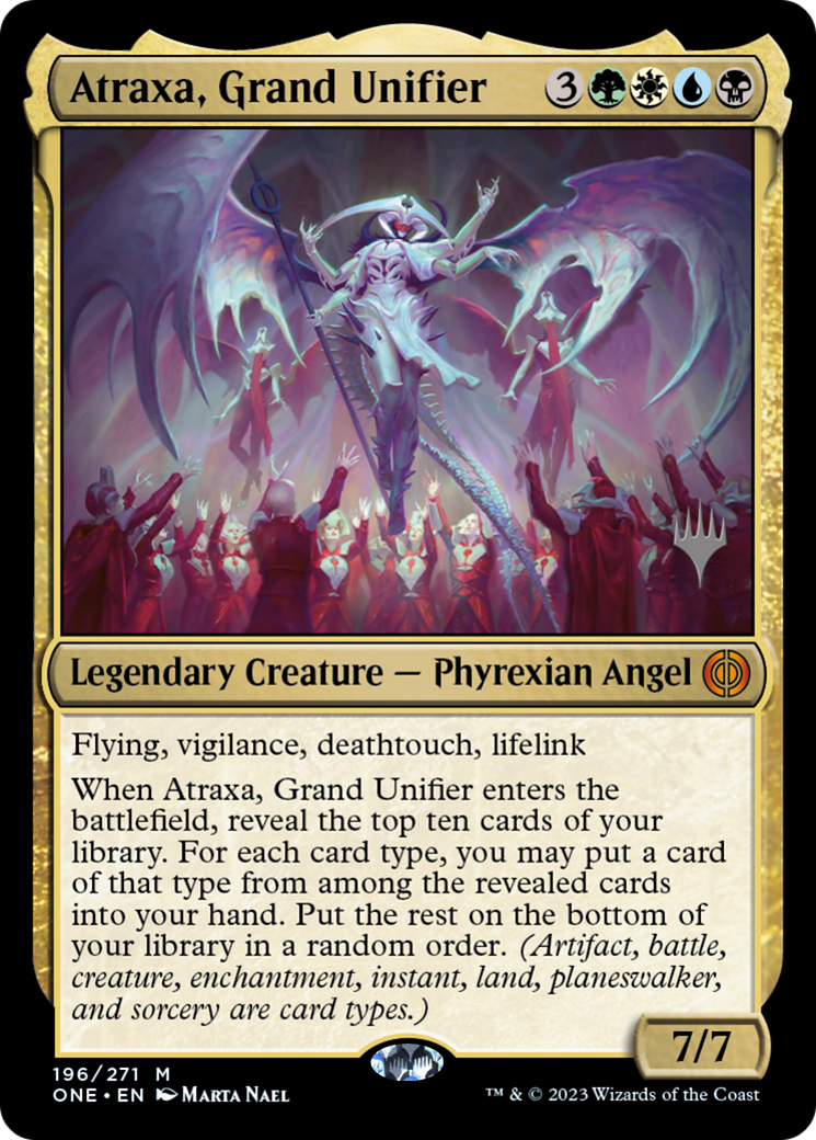 Atraxa, Grand Unifier (Promo Pack) [Phyrexia: All Will Be One Promos] | Local Legends